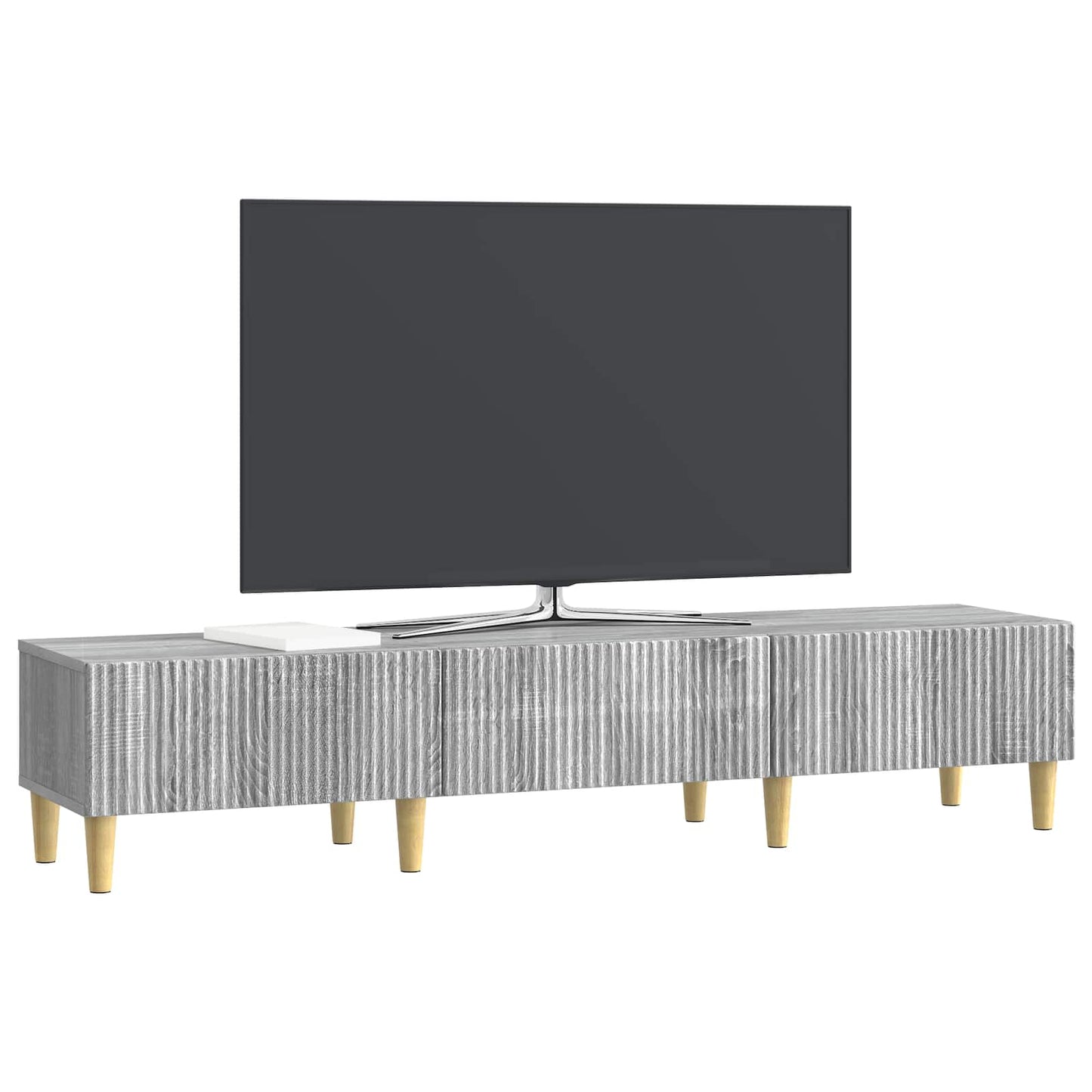 TV-skab Grå sonoma-eg 147 x 34,5 x 30 cm Konstrueret træ