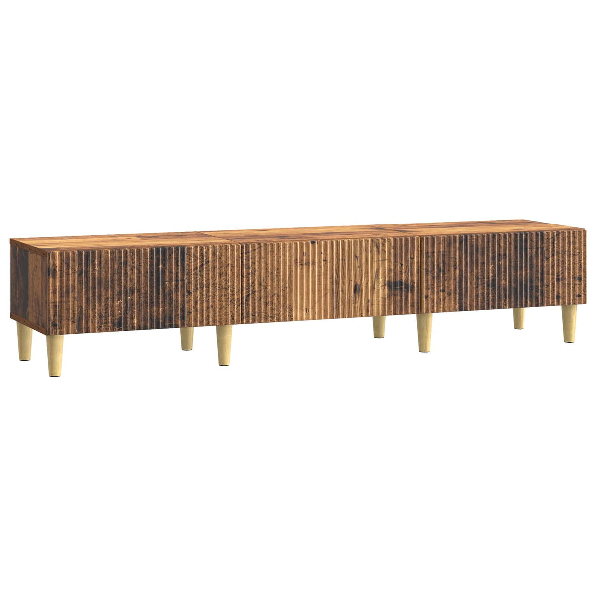 TV-skab Gammelt træ 147 x 34,5 x 30 cm Konstrueret træ