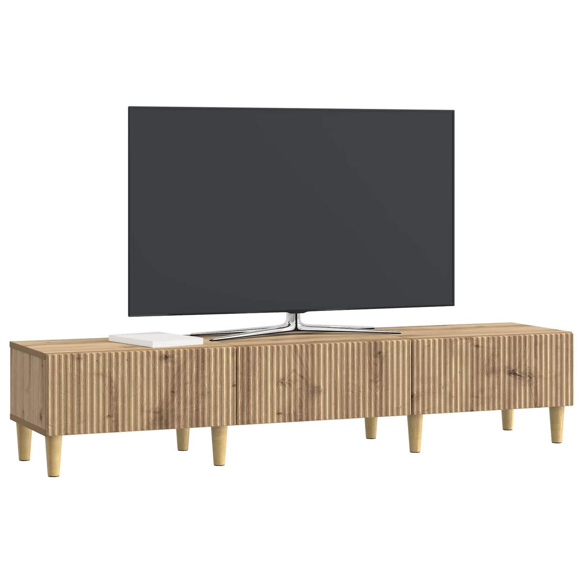 TV-skab 147 x 34,5 x 30 cm Artisan-eg Konstrueret træ