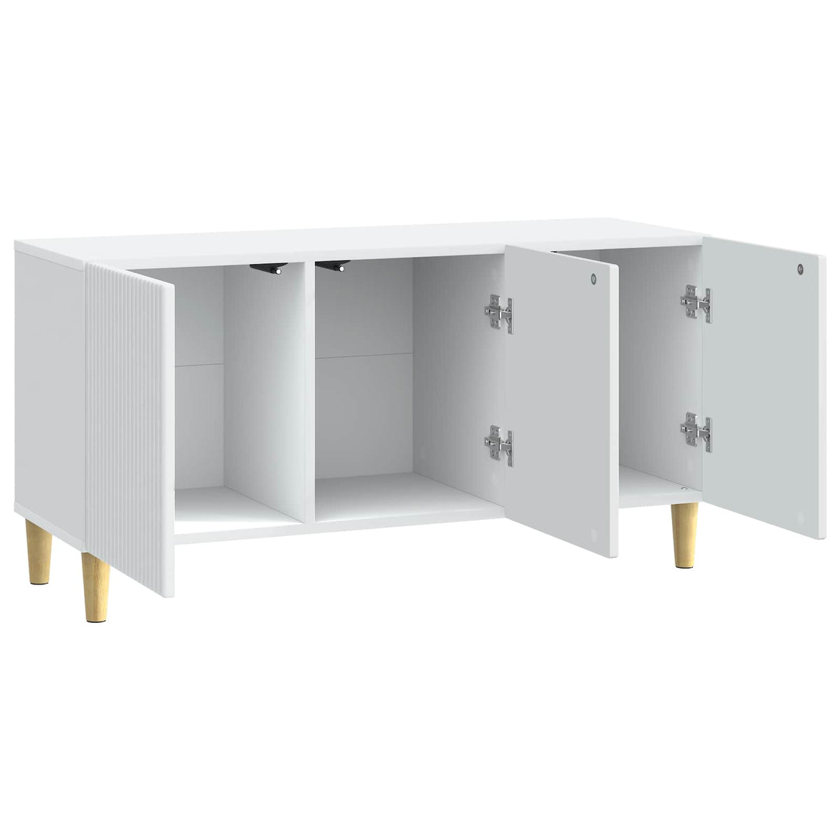 TV-skab Hvid 99 x 34,5 x 50 cm Konstrueret træ