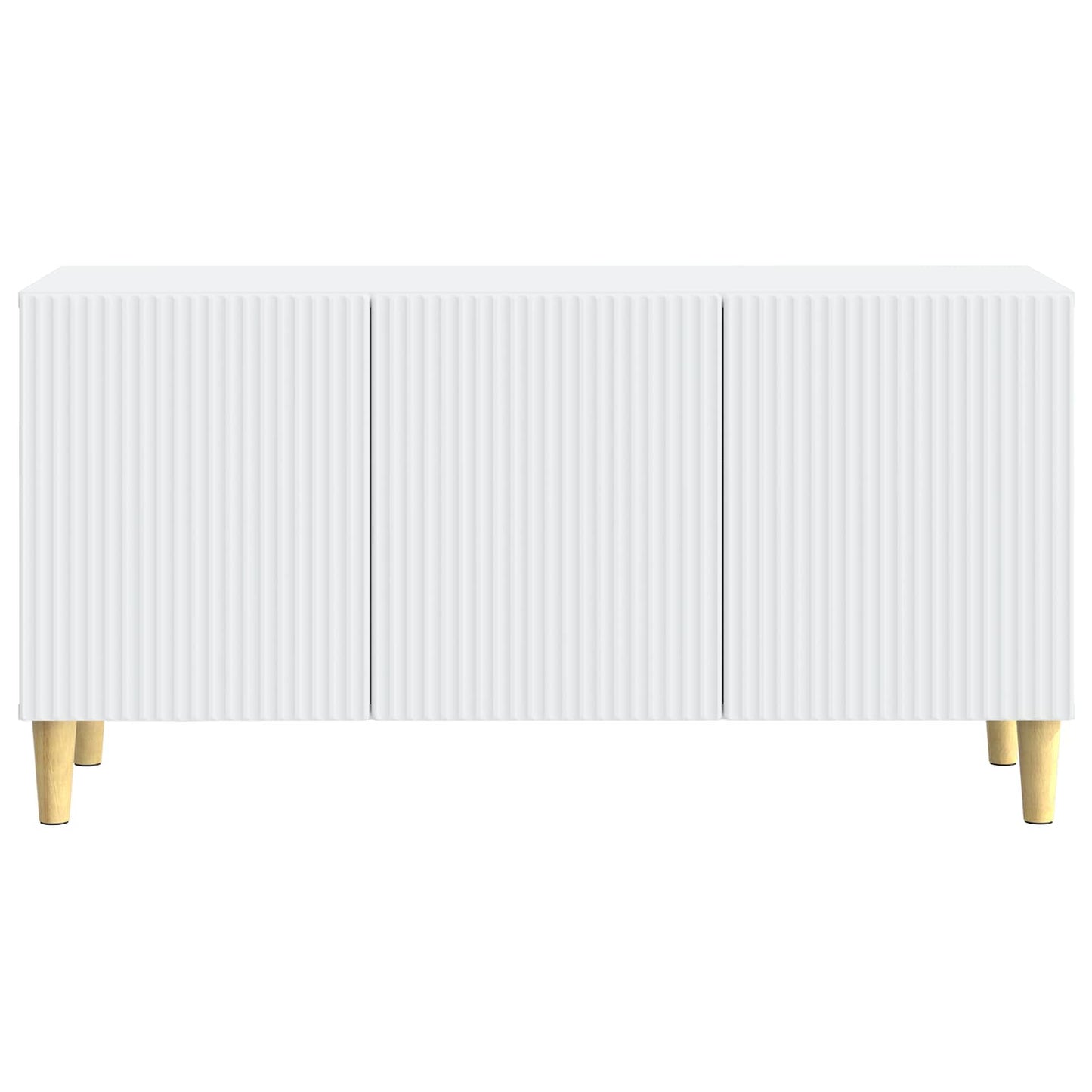 TV-skab Hvid 99 x 34,5 x 50 cm Konstrueret træ