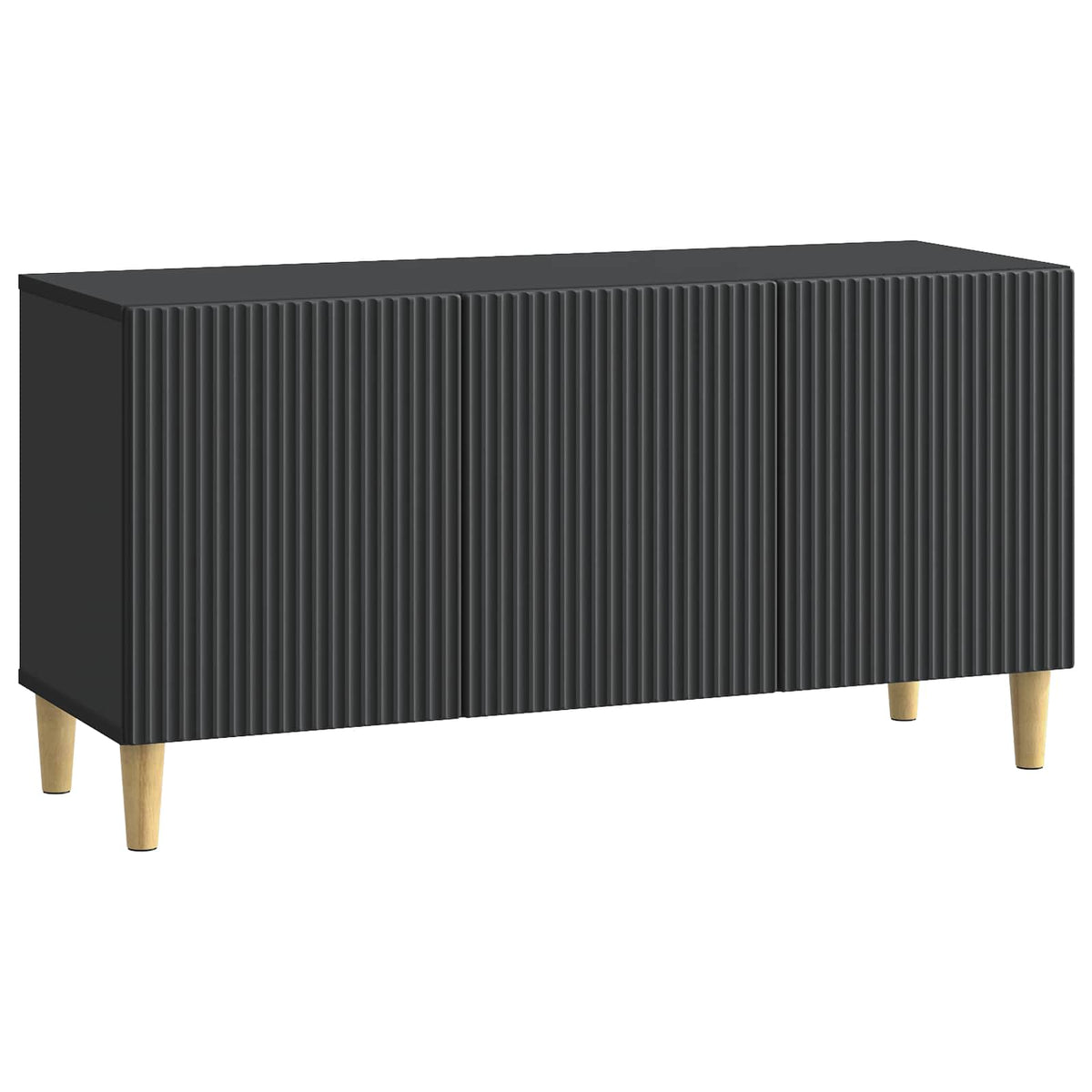 TV-skab 99 x 34,5 x 50 cm Sort Konstrueret træ