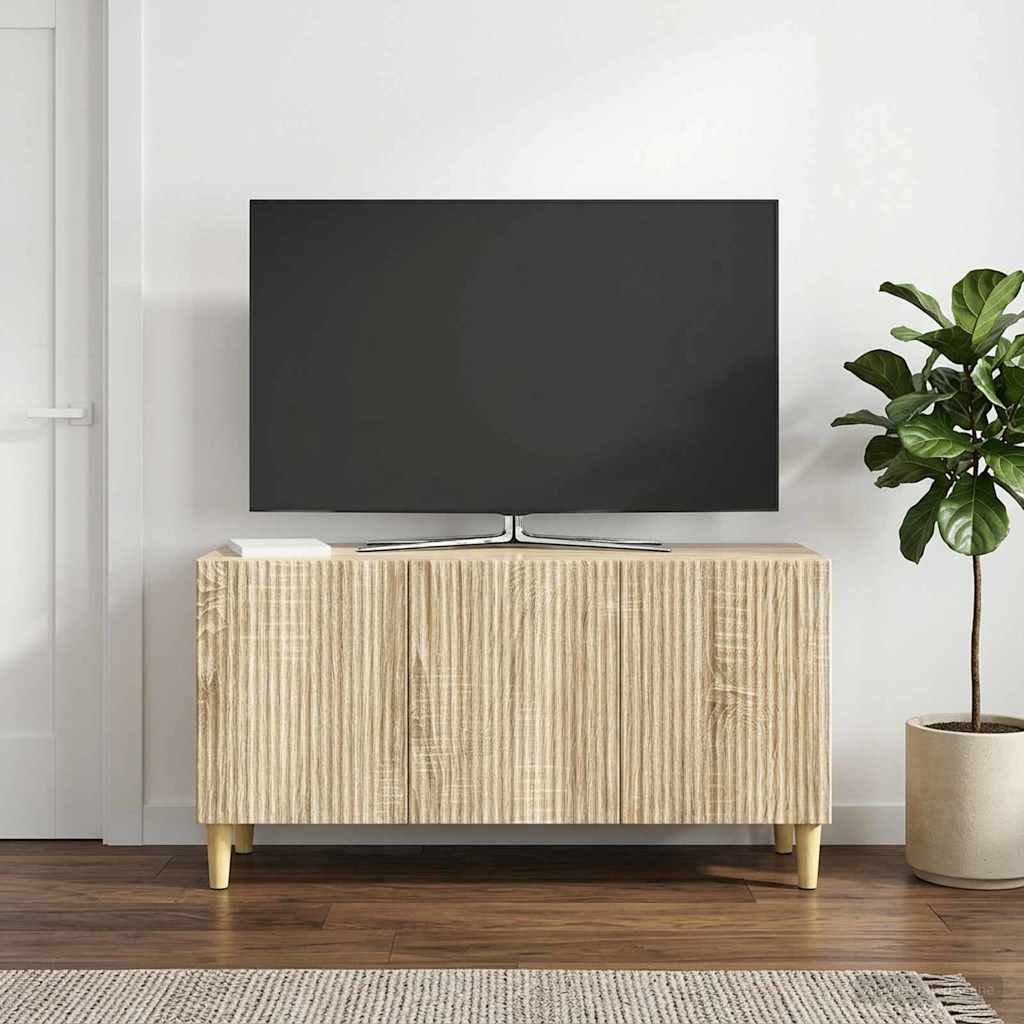 TV-skab 99 x 34,5 x 50 cm Sonoma-eg Konstrueret træ