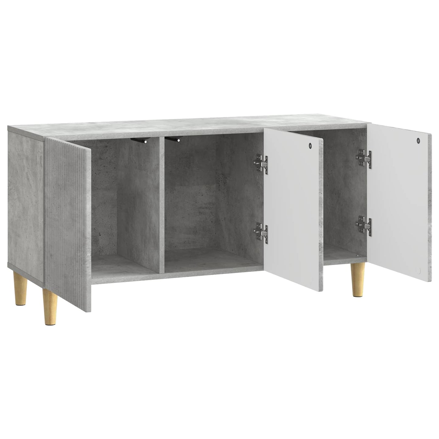 TV-skab 99 x 34,5 x 50 cm Betongrå Konstrueret træ