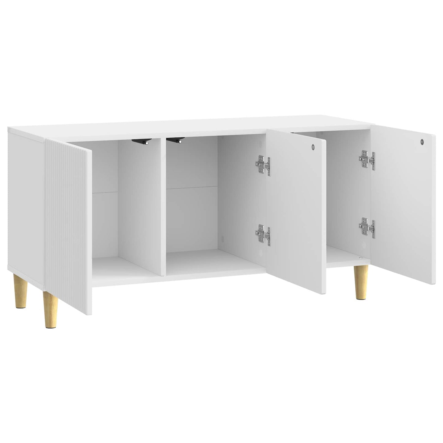 TV-skab 99 x 34,5 x 50 cm Hvid højglans Konstrueret træ