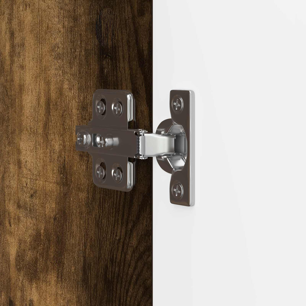 TV-skab 99 x 34,5 x 50 cm Røget eg Konstrueret træ