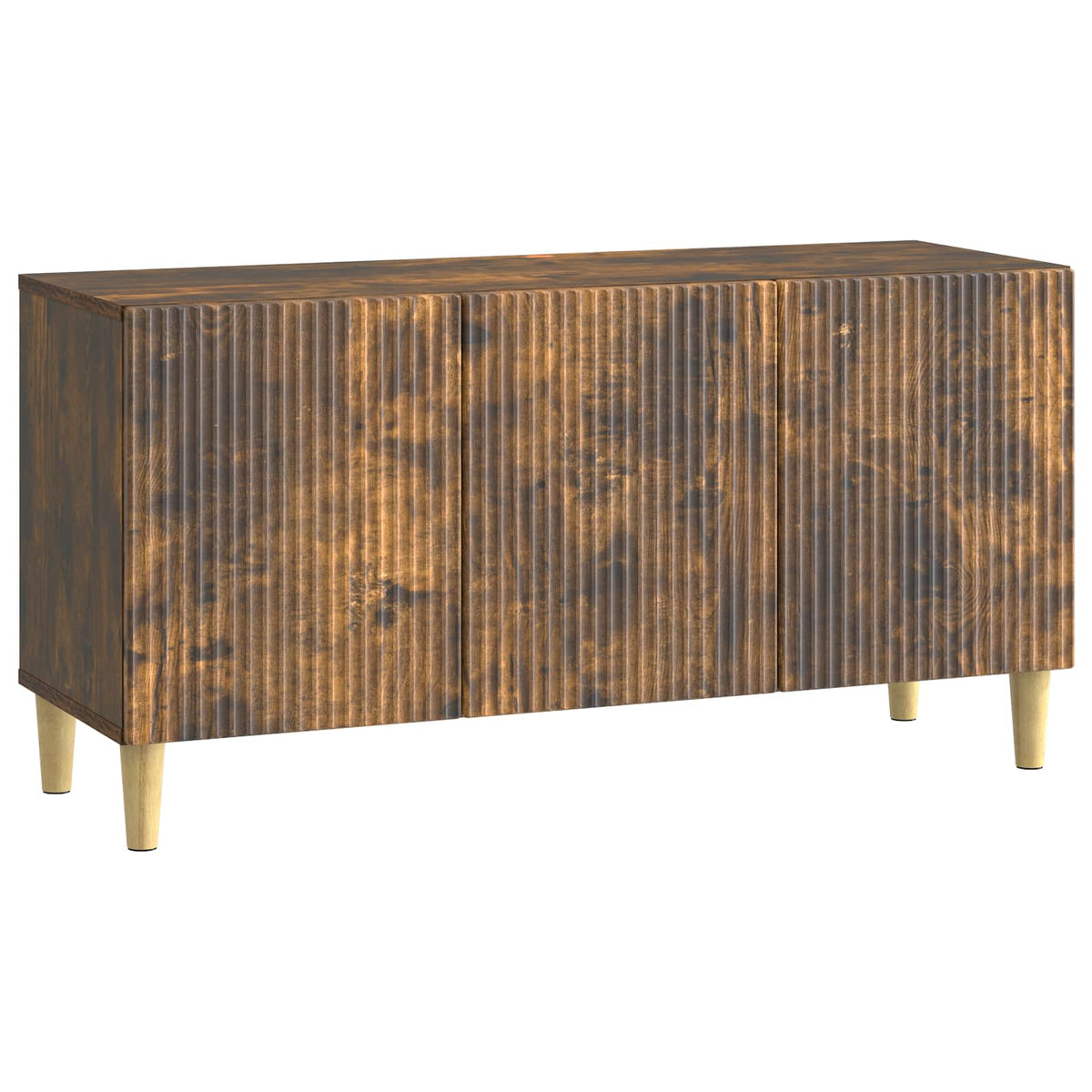 TV-skab 99 x 34,5 x 50 cm Røget eg Konstrueret træ