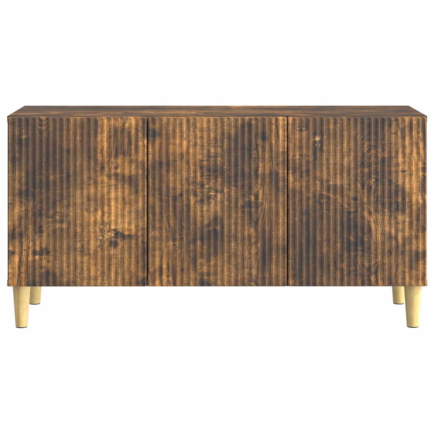TV-skab 99 x 34,5 x 50 cm Røget eg Konstrueret træ