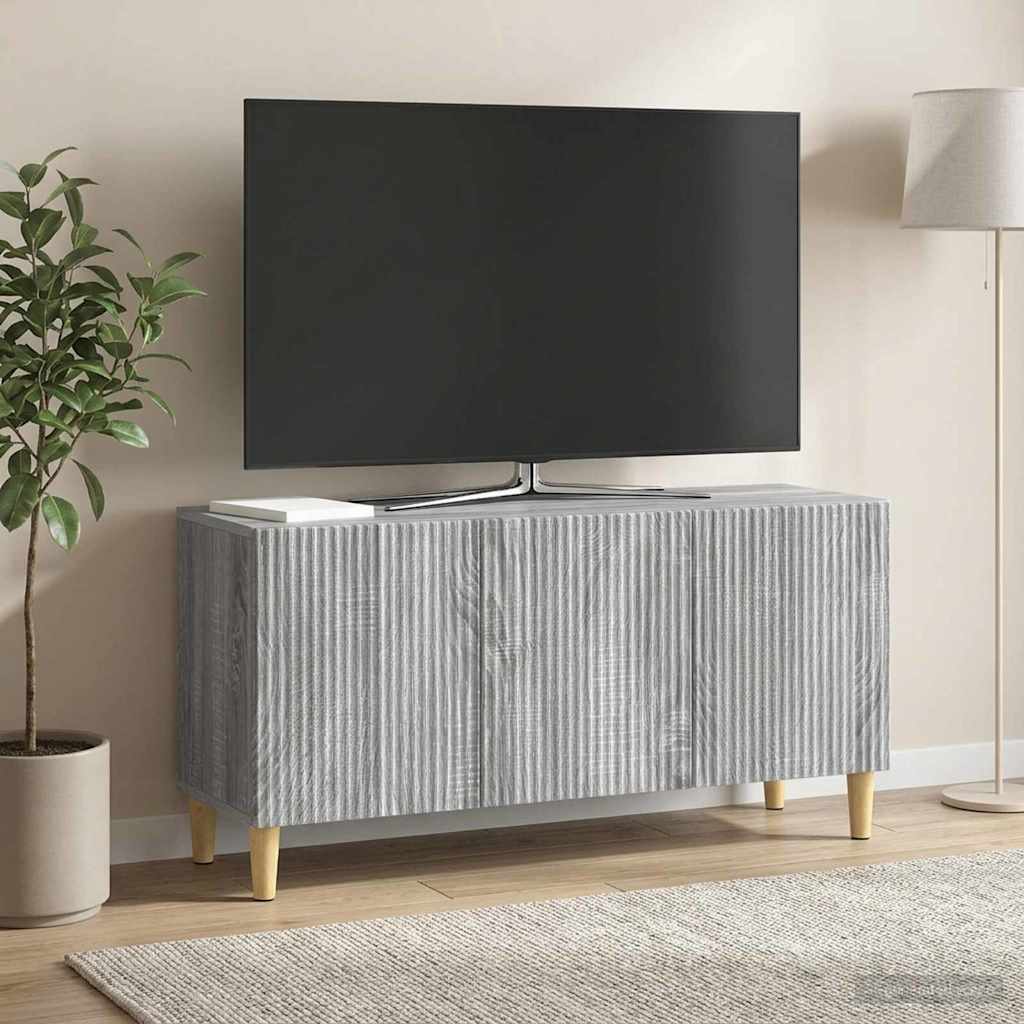 TV-skab 99 x 34,5 x 50 cm Grå sonoma-eg Konstrueret træ