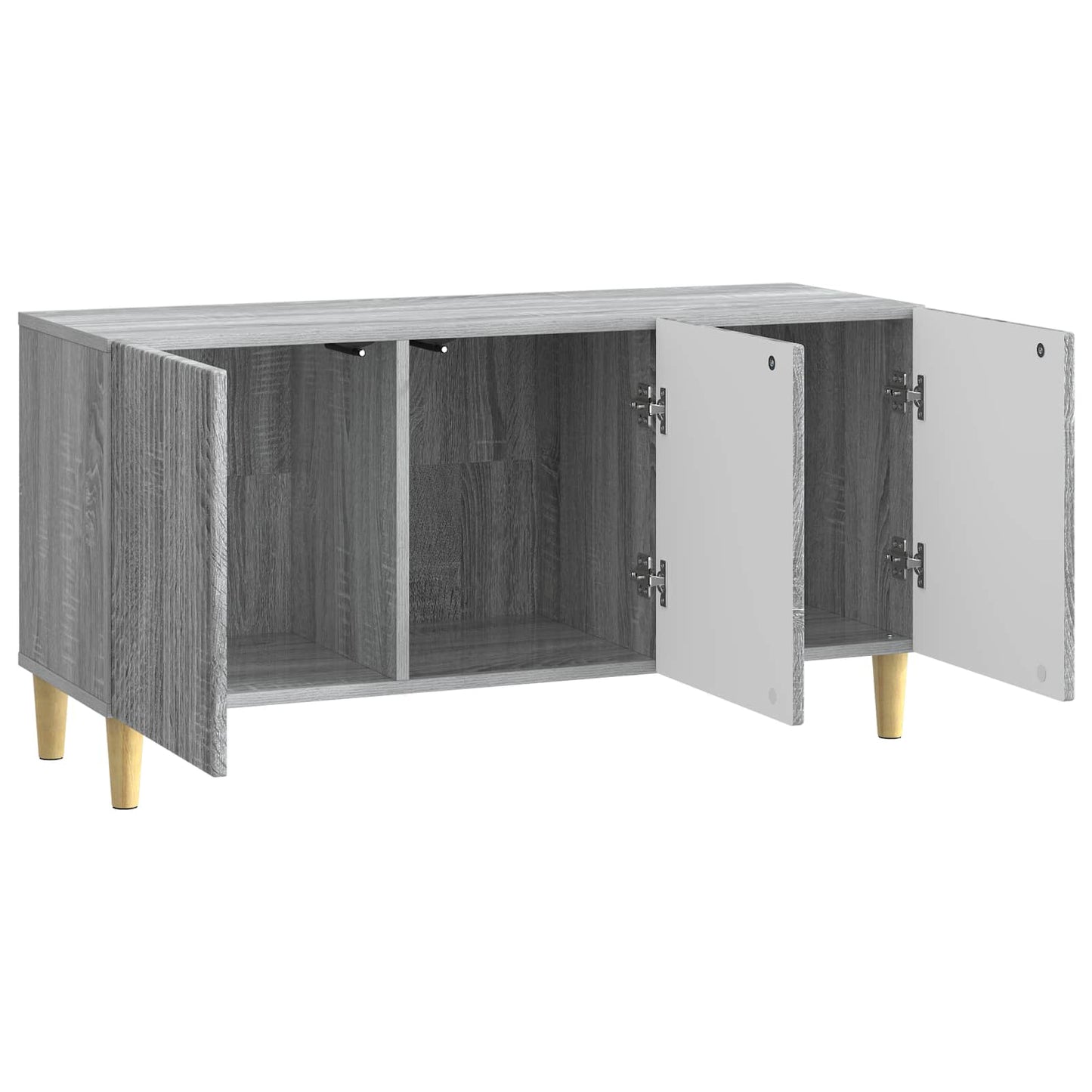 TV-skab 99 x 34,5 x 50 cm Grå sonoma-eg Konstrueret træ