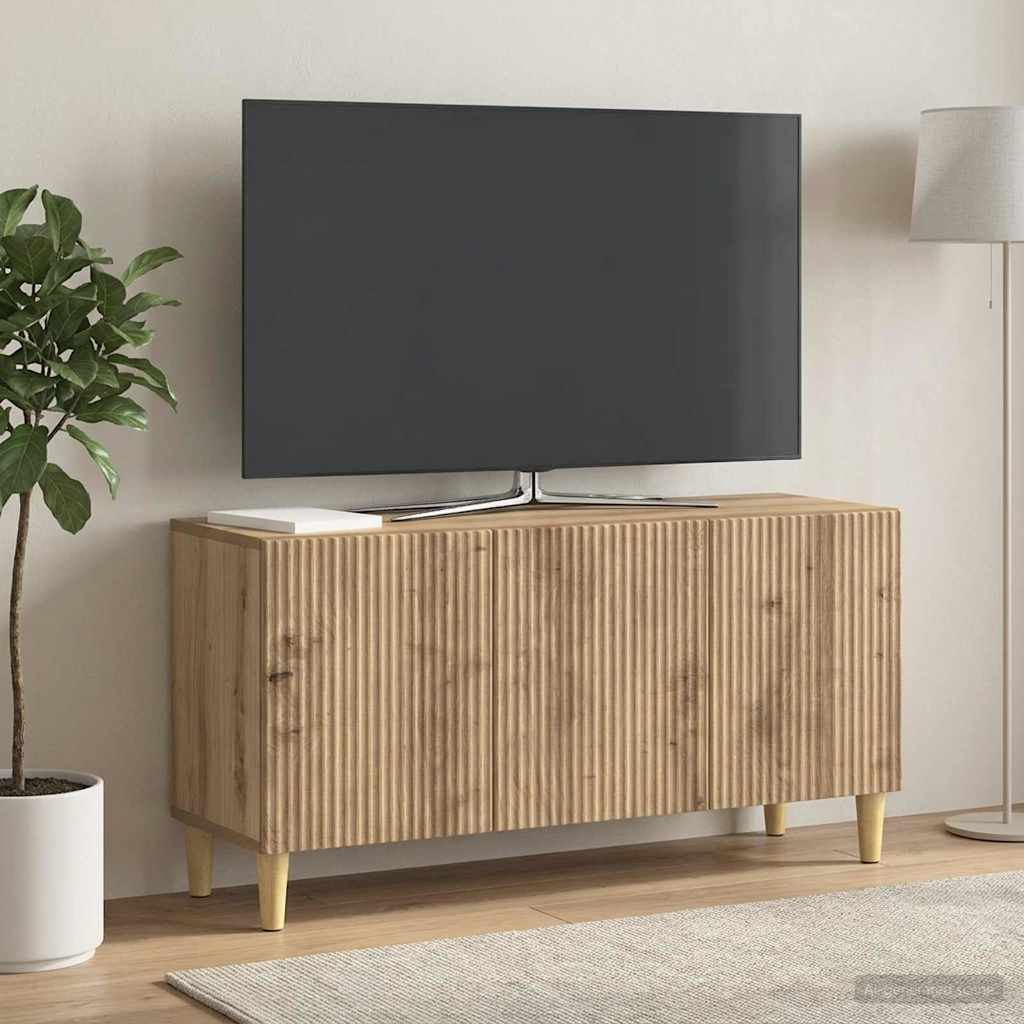 TV-skab 99 x 34,5 x 50 cm Artisan-eg Konstrueret træ