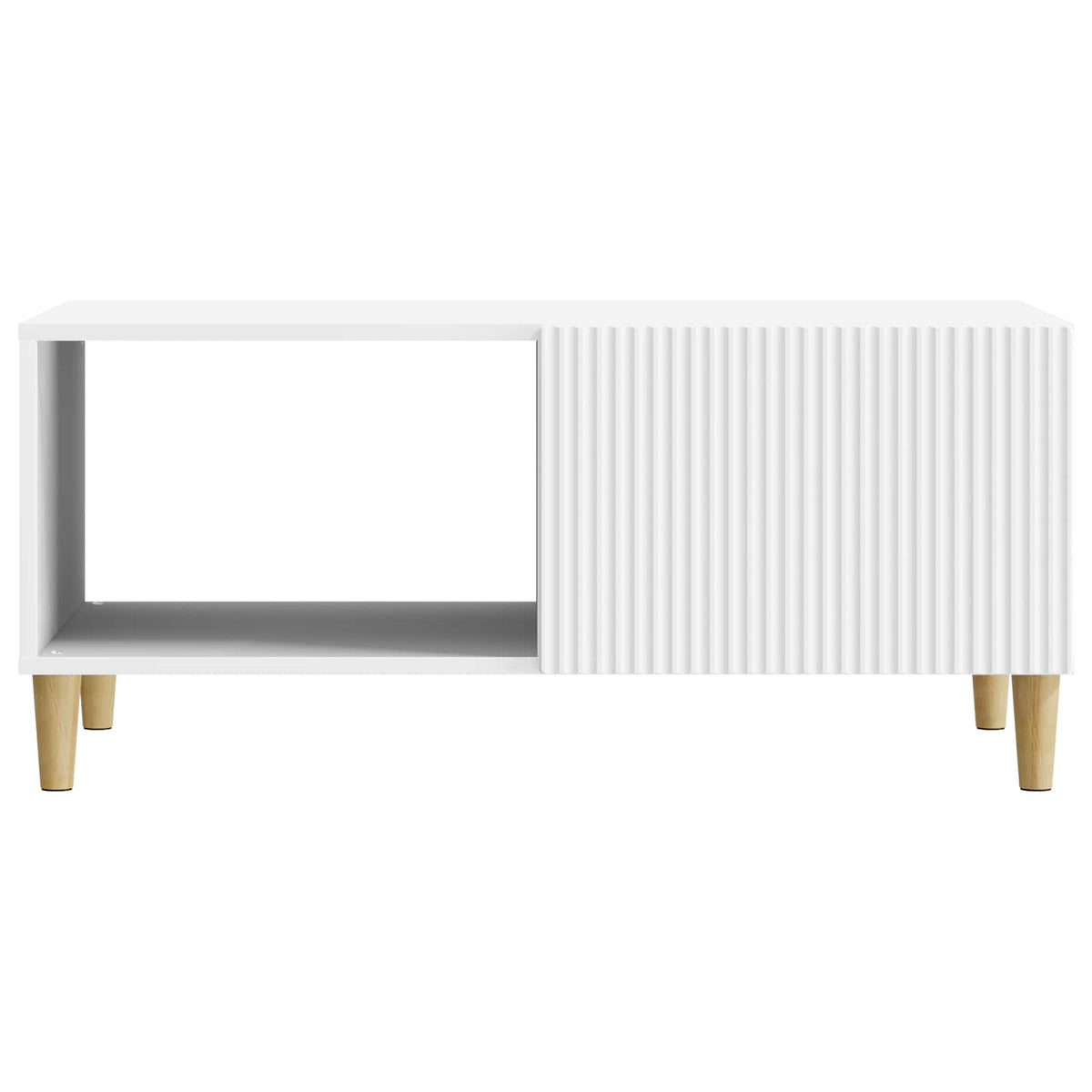 Sofabord Hvid 90 x 50 x 40 cm Konstrueret træ