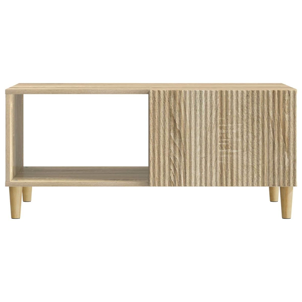 Sofabord Sonoma-eg 90 x 50 x 40 cm Konstrueret træ