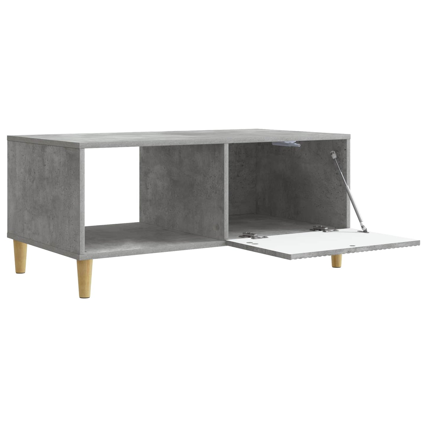 Sofabord Betongrå 90 x 50 x 40 cm Konstrueret træ