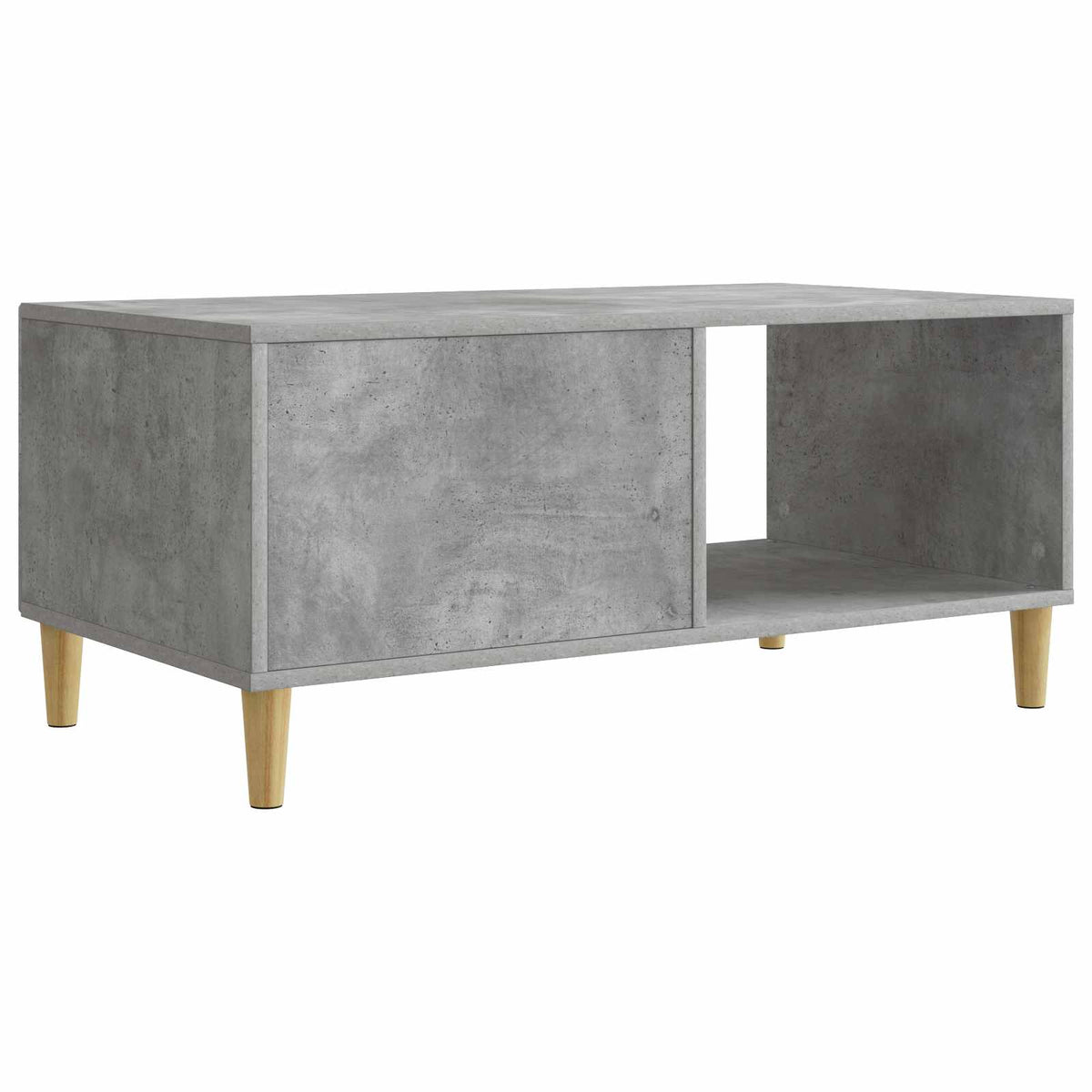 Sofabord Betongrå 90 x 50 x 40 cm Konstrueret træ