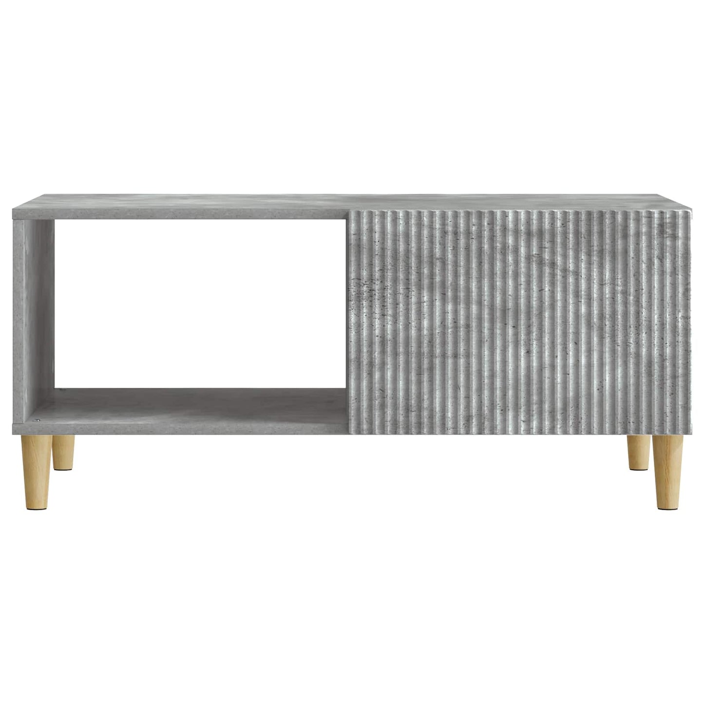Sofabord Betongrå 90 x 50 x 40 cm Konstrueret træ