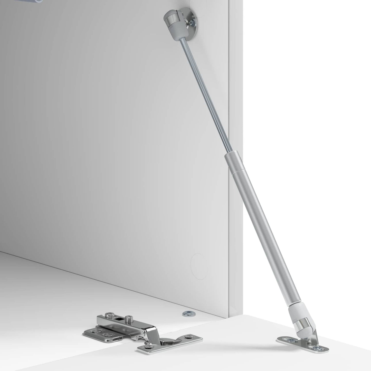 Sofabord Hvid højglans 90 x 50 x 40 cm Konstrueret træ
