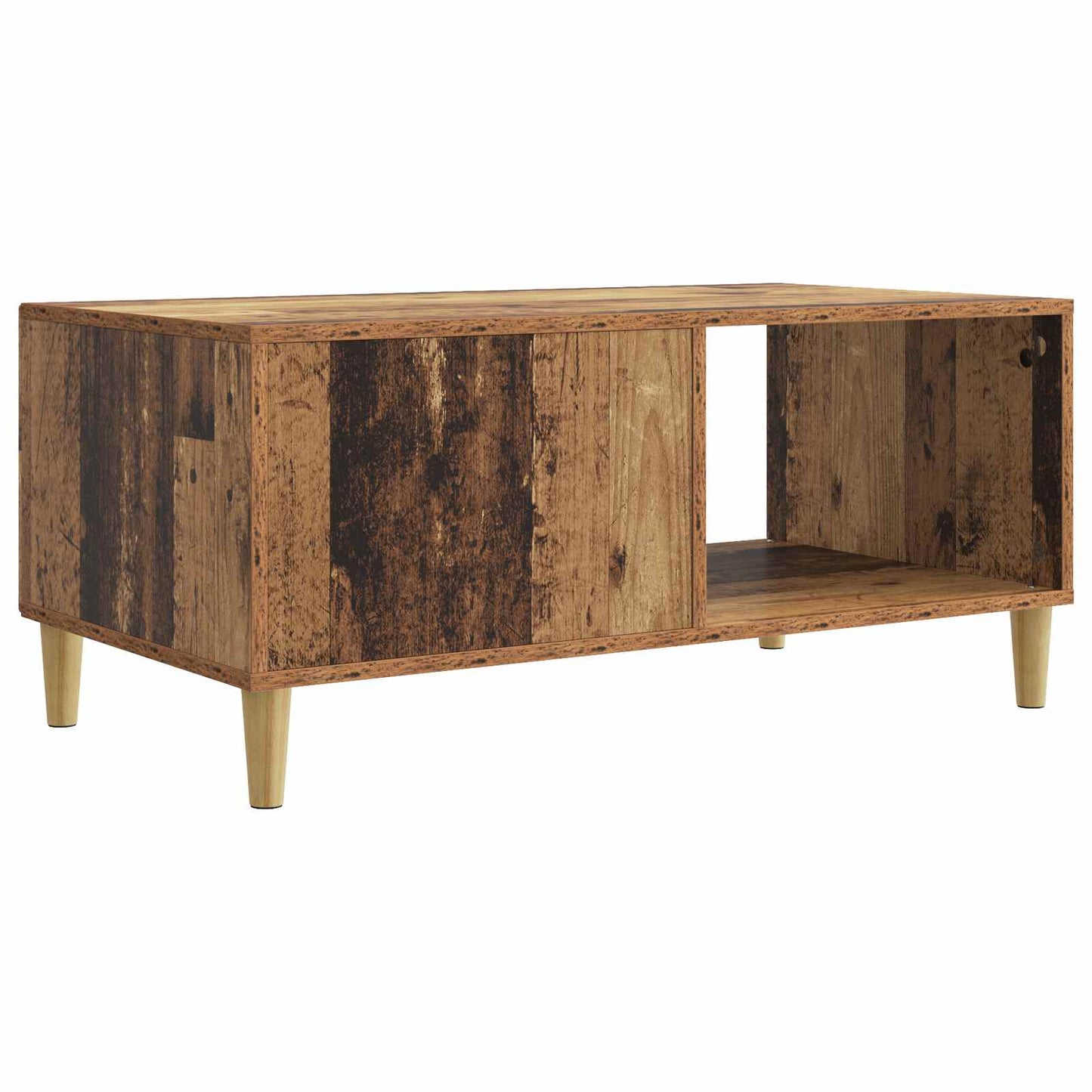 Sofabord Gammelt træ 90 x 50 x 40 cm Konstrueret træ