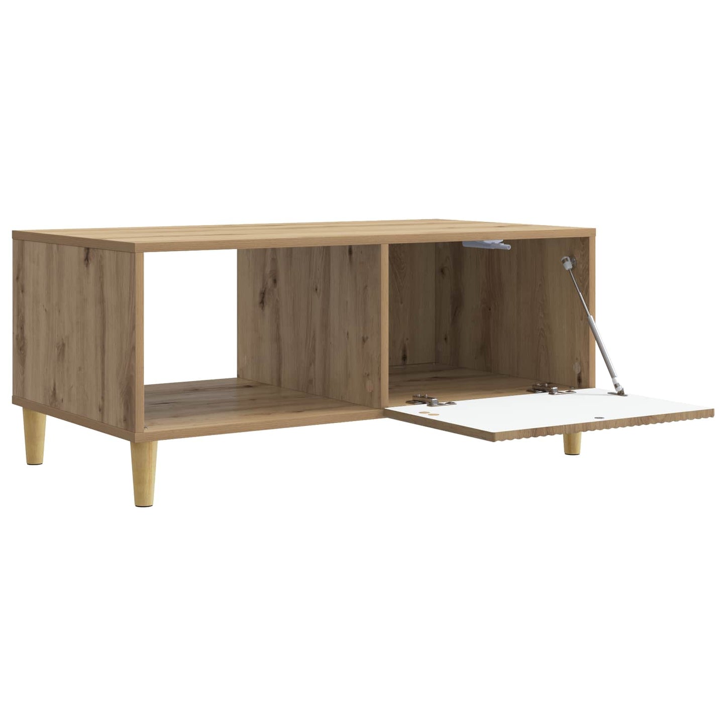 Sofabord Artisan-eg 90 x 50 x 40 cm Konstrueret træ