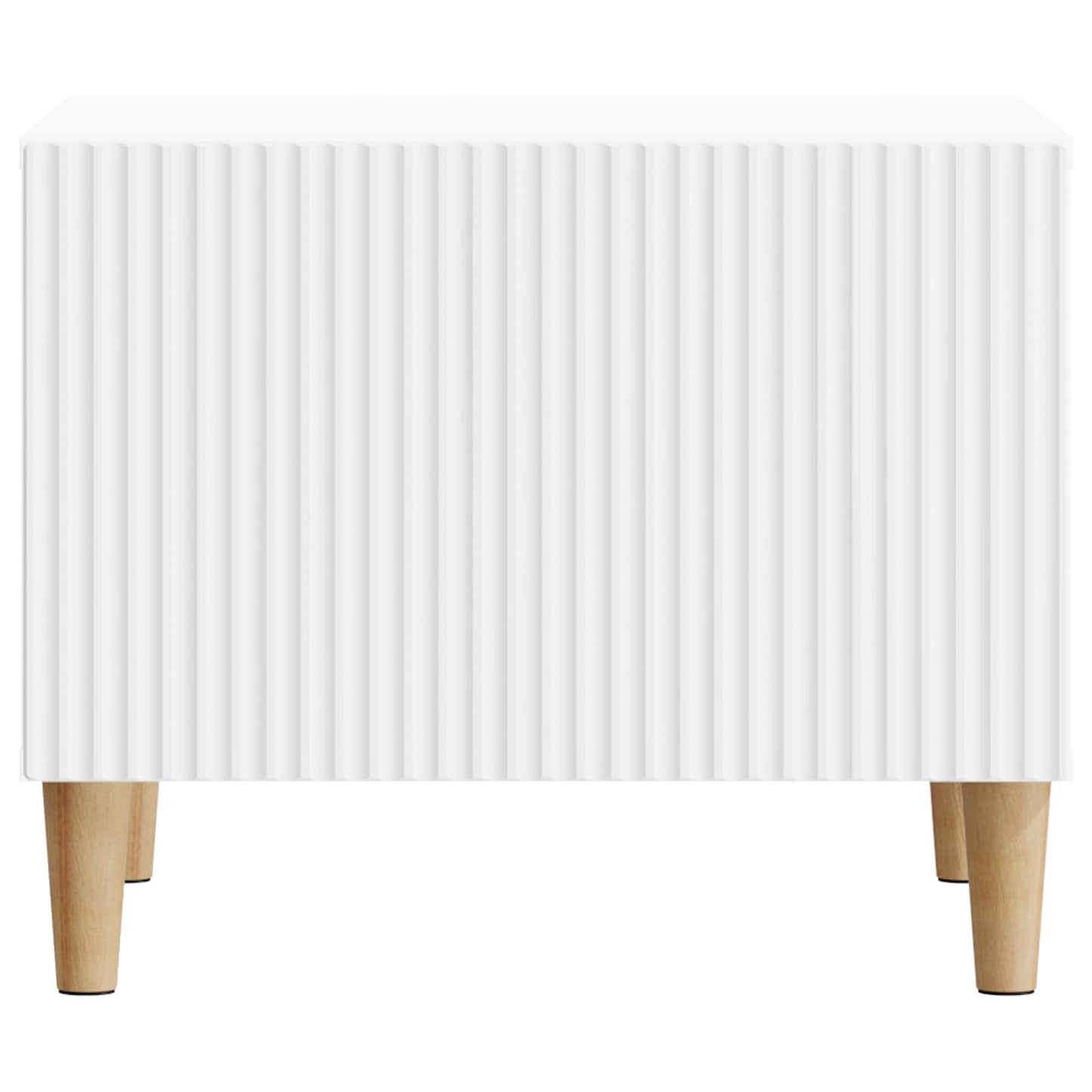 Sofabord med skuffe Hvid 49 x 50 x 40 cm Konstrueret træ