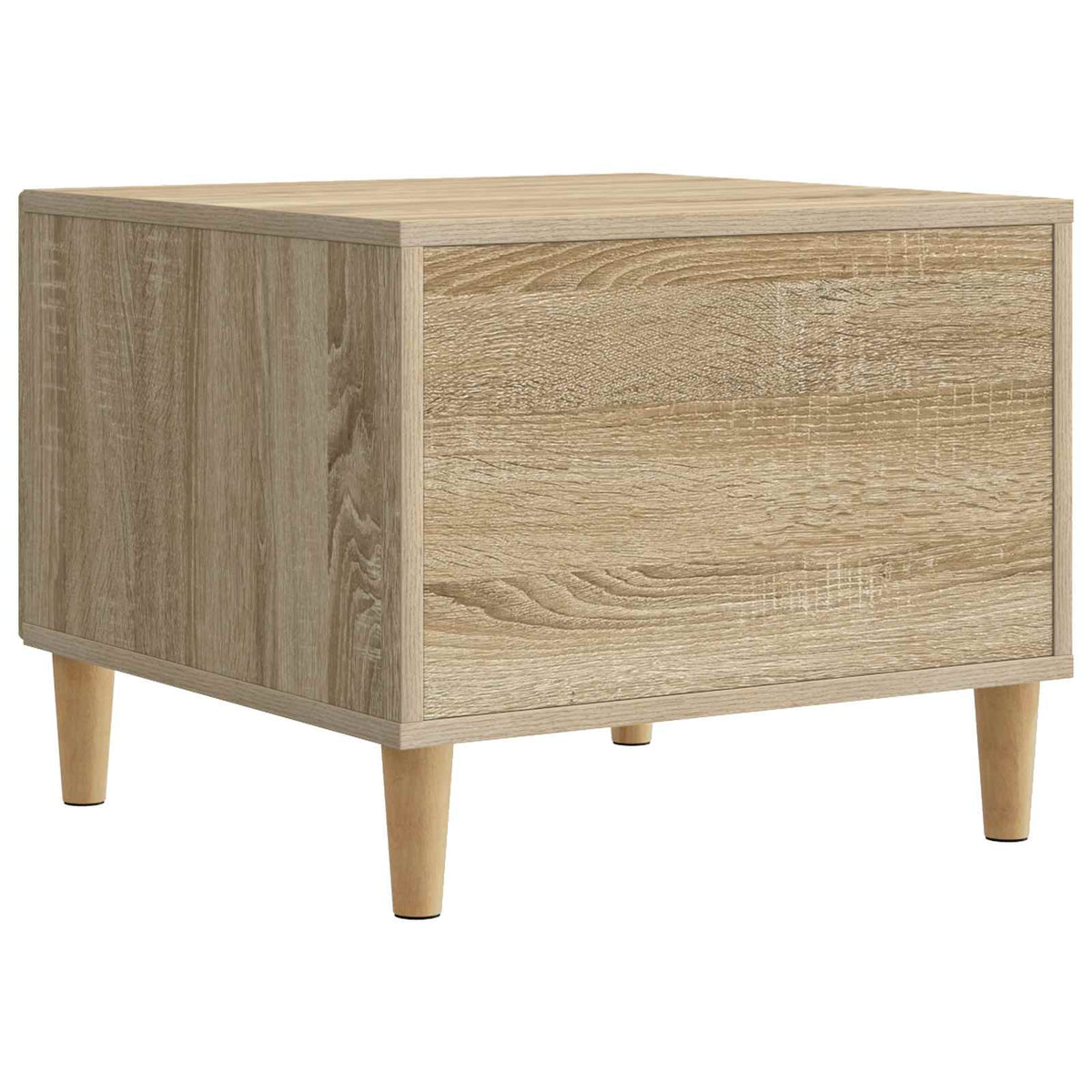 Sofabord med skuffe Sonoma-eg 49 x 50 x 40 cm Konstrueret træ