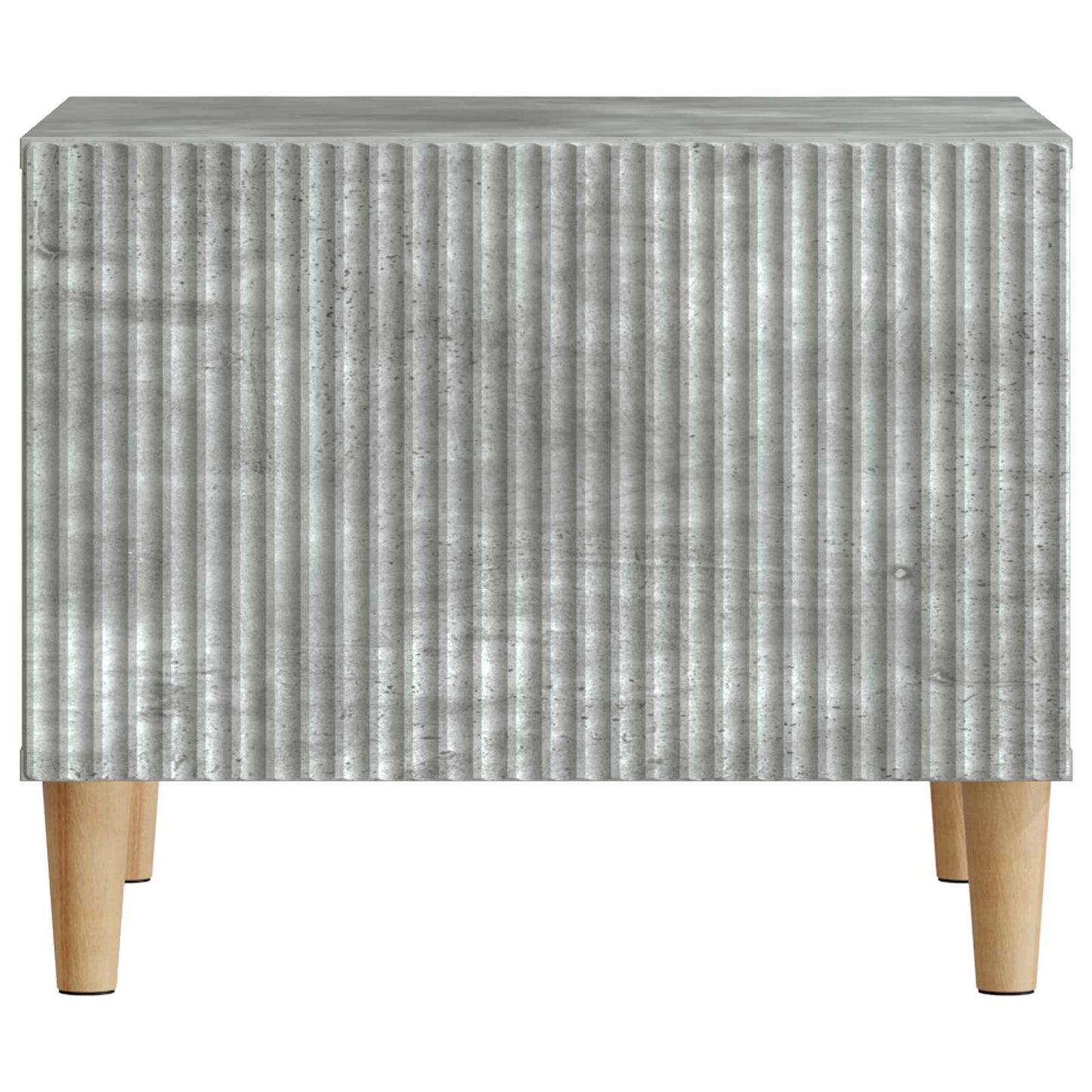 Sofabord med skuffe Betongrå 49 x 50 x 40 cm Konstrueret træ