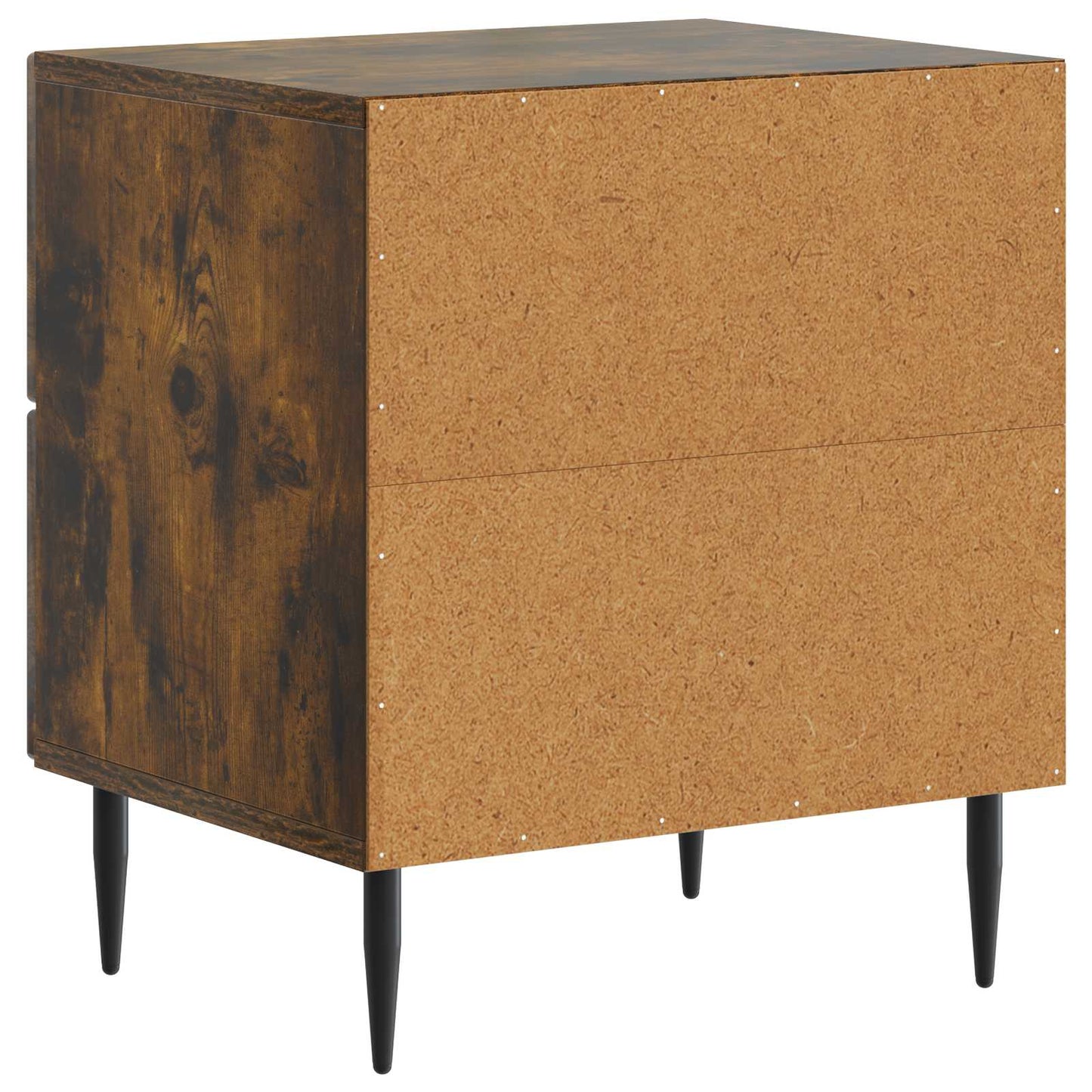 Natskab 2 stk. Røget eg 43 x 34,5 x 47,5 cm Konstrueret træ