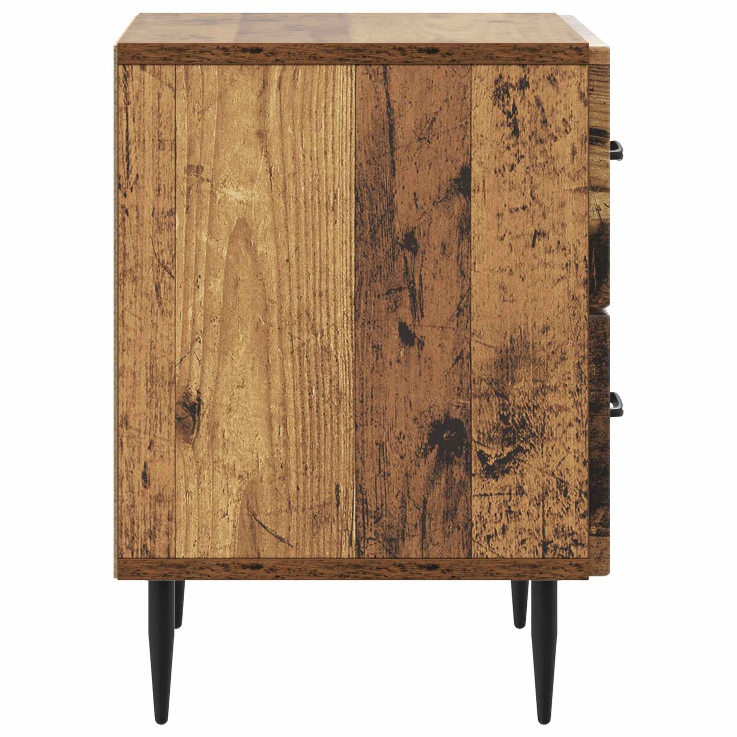 Natskab 2 stk. Gammelt træ 43 x 34,5 x 47,5 cm Konstrueret træ