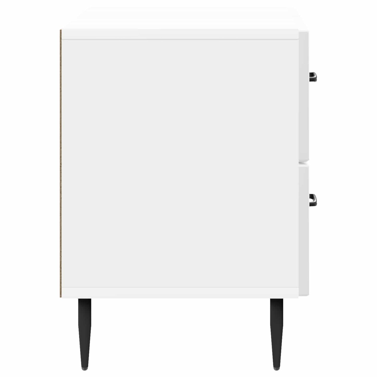 Natskab Hvid højglans 62 x 34,5 x 47,5 cm Konstrueret træ