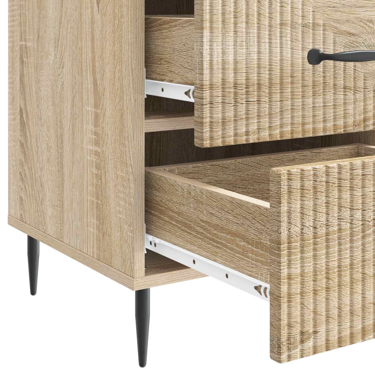 Natskab med skuffe Sonoma-eg 43 x 41 x 66,5 cm Konstrueret træ