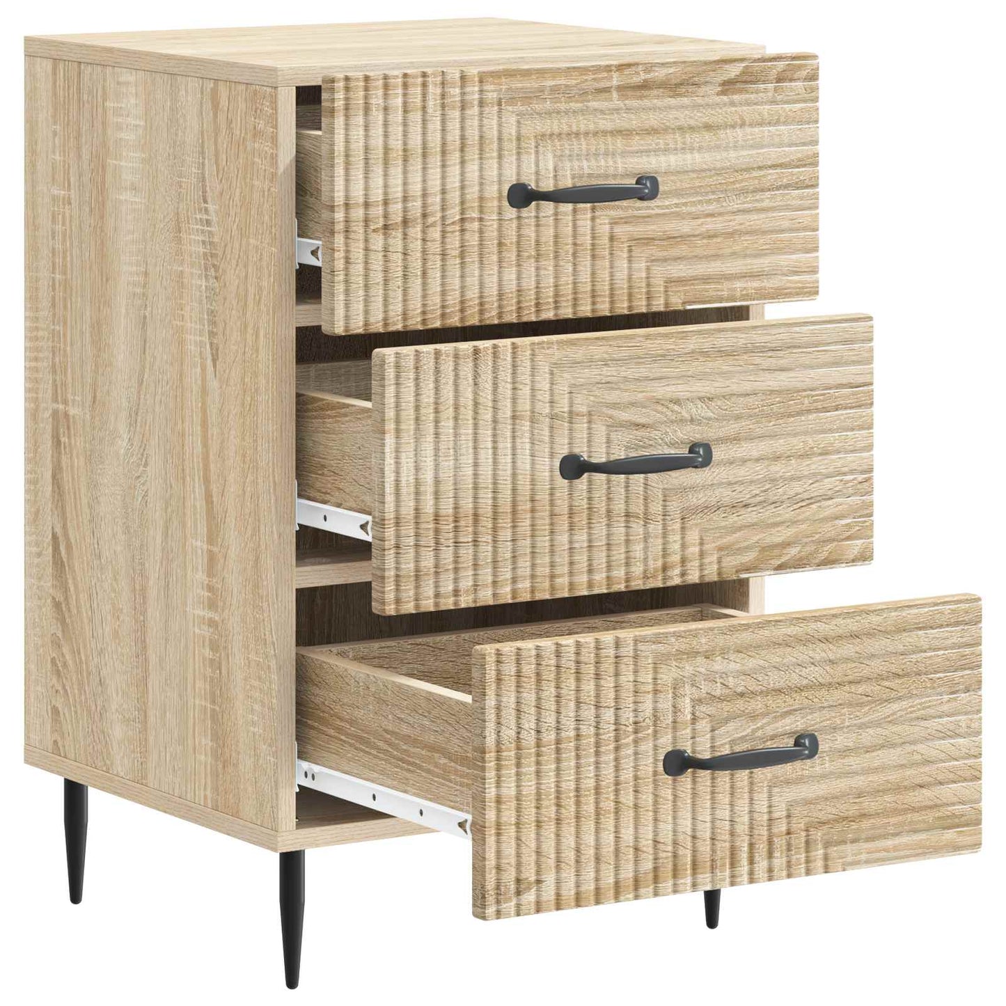 Natskab med skuffe Sonoma-eg 43 x 41 x 66,5 cm Konstrueret træ