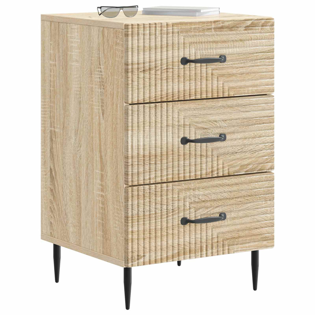 Natskab med skuffe Sonoma-eg 43 x 41 x 66,5 cm Konstrueret træ