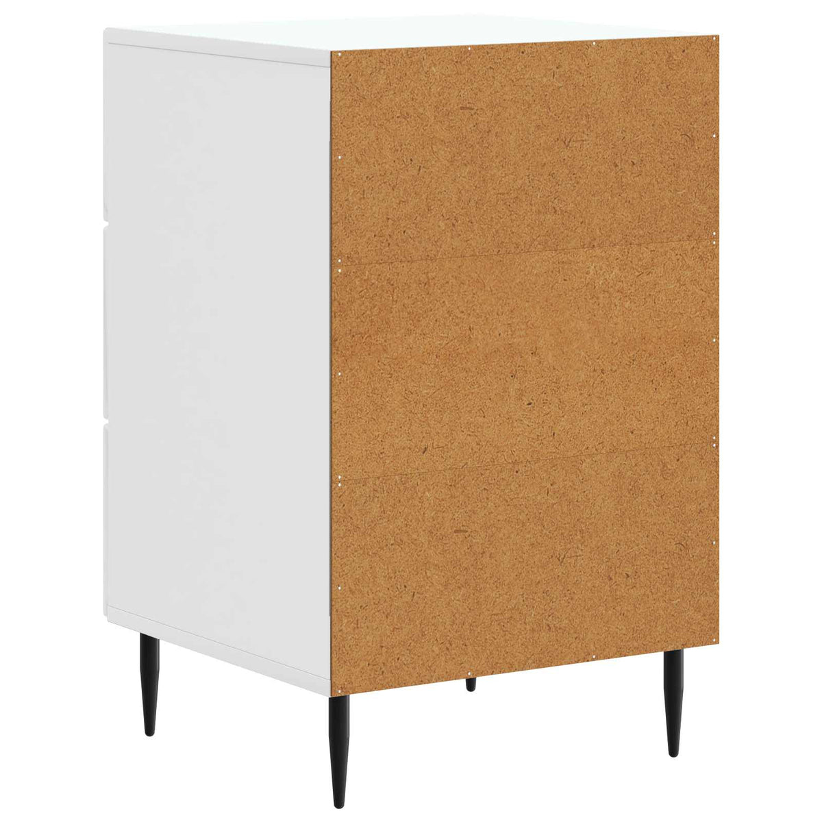 Natskab Hvid højglans 43 x 41 x 66,5 cm Konstrueret træ