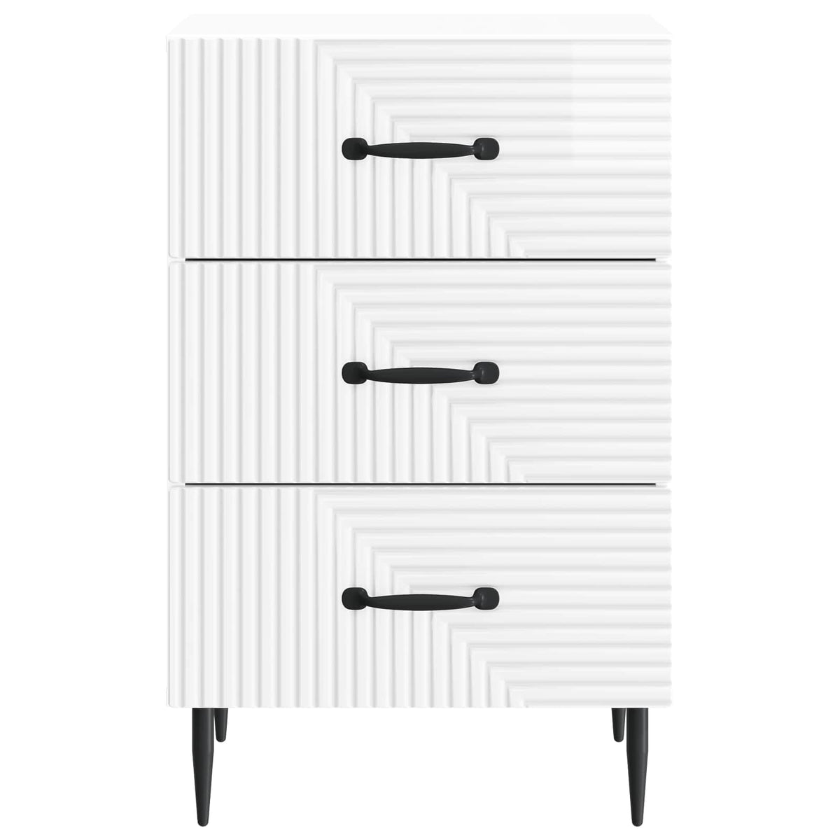 Natskab Hvid højglans 43 x 41 x 66,5 cm Konstrueret træ