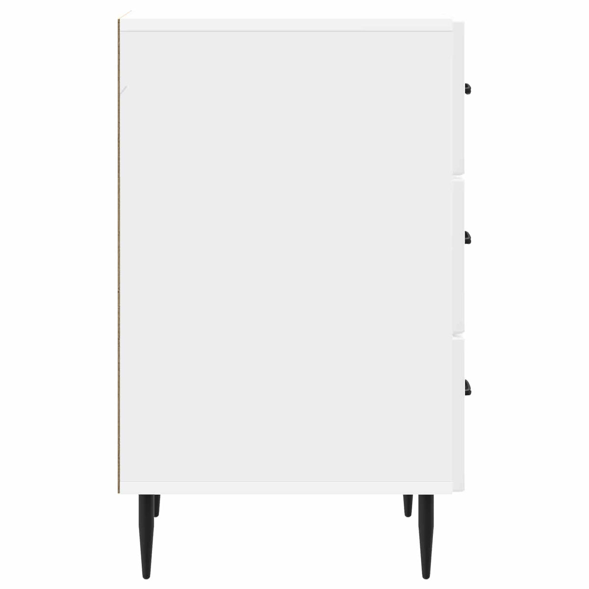 Natskab Hvid højglans 43 x 41 x 66,5 cm Konstrueret træ