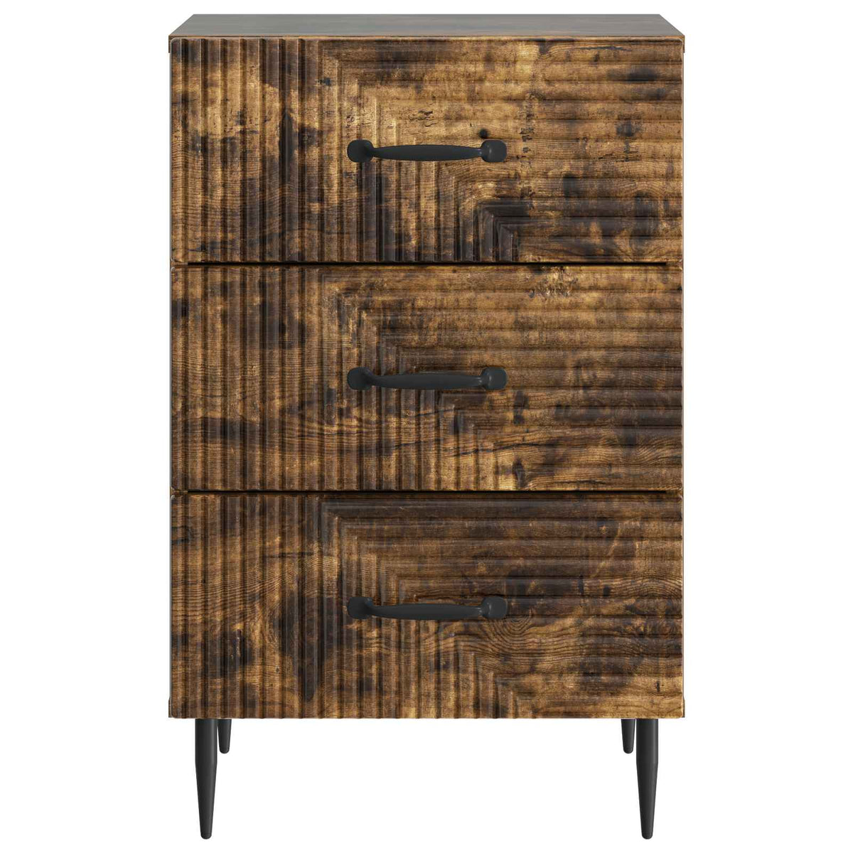 Natskab med skuffe Røget eg 43 x 41 x 66,5 cm Konstrueret træ