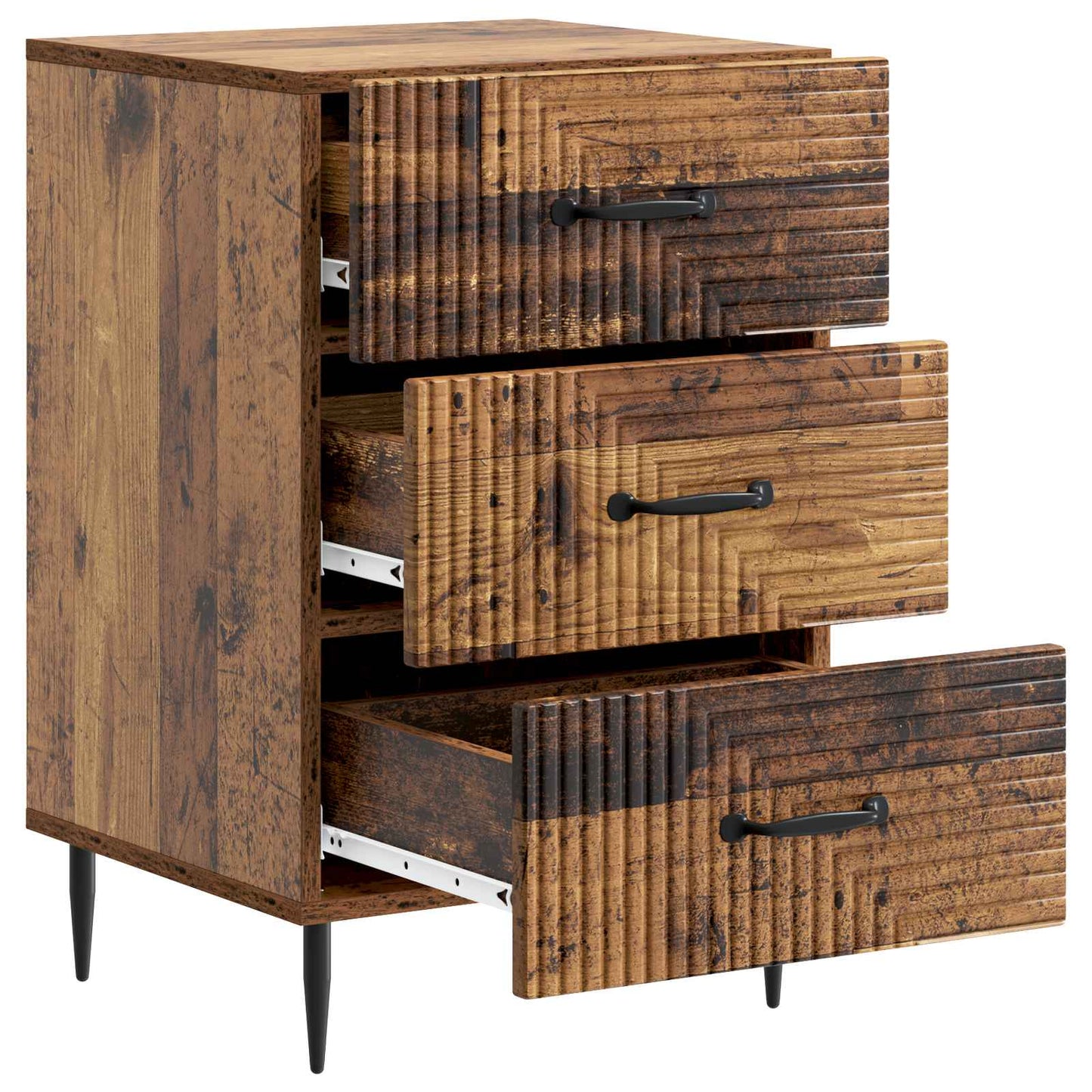 Natskab Gammelt træ 43 x 41 x 66,5 cm Konstrueret træ
