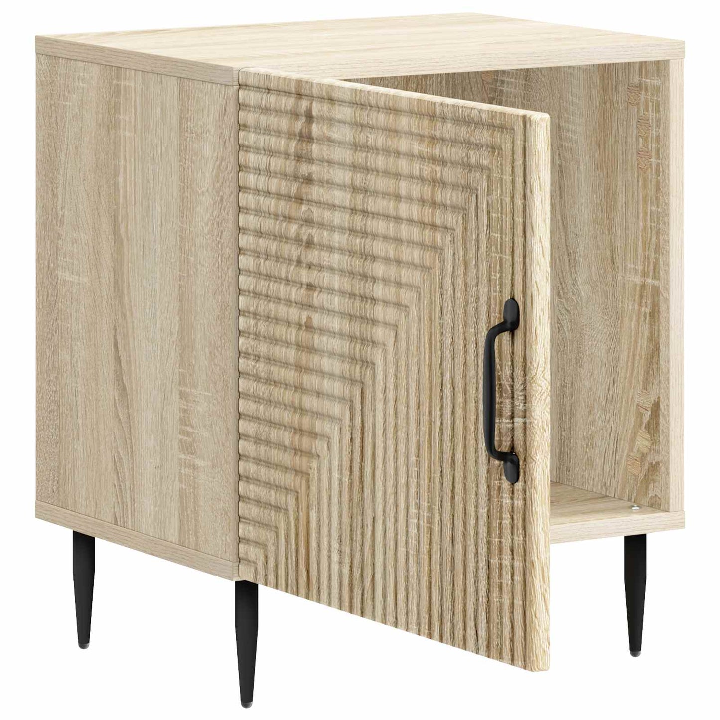Natskab 2 stk. Sonoma-eg 43 x 34,5 x 50 cm Konstrueret træ