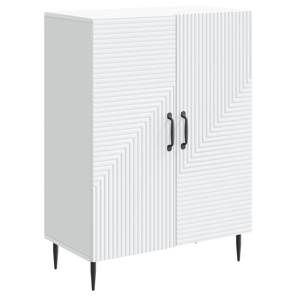 Sideboard Hvid 66 x 34,5 x 89,5 cm Konstrueret træ