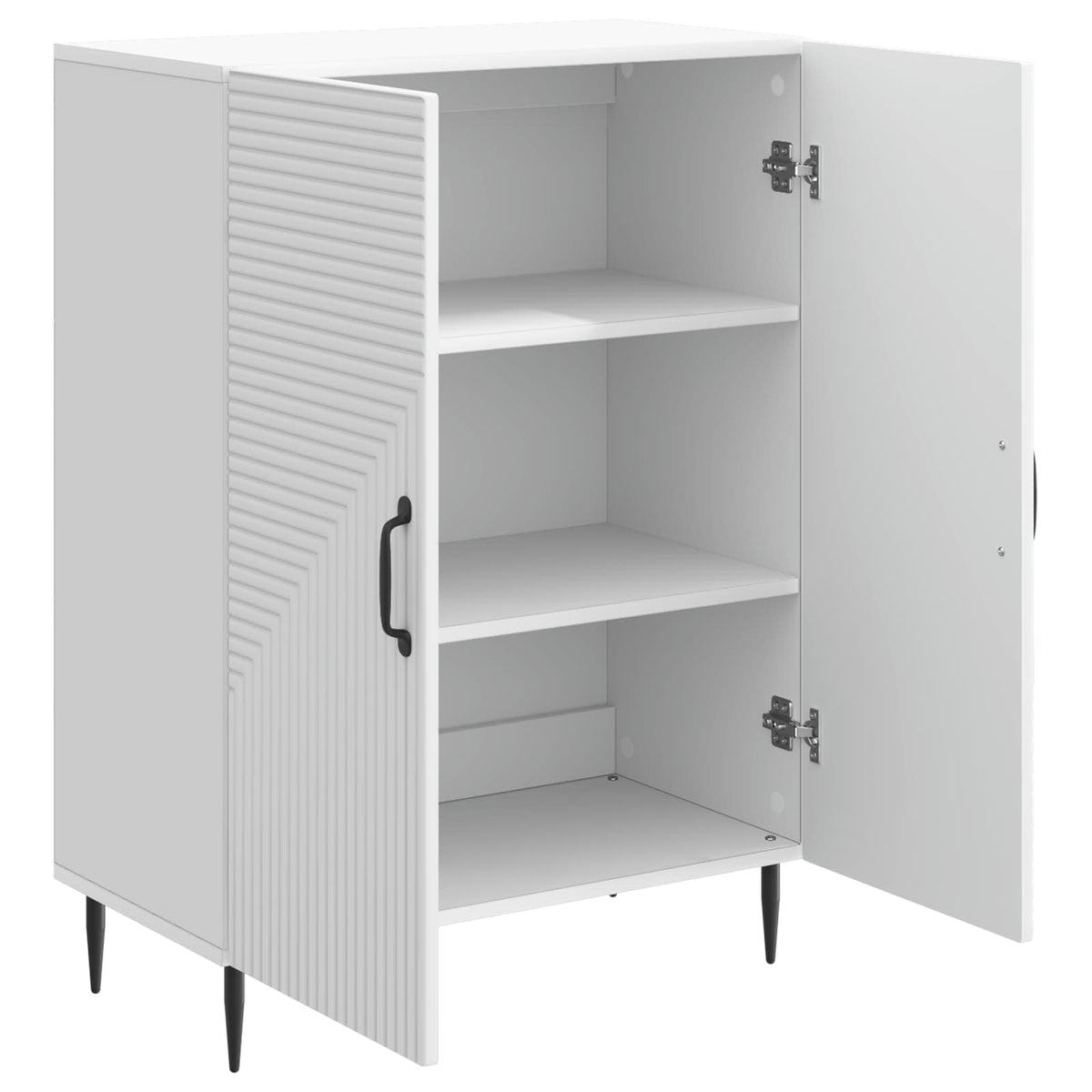 Sideboard Hvid 66 x 34,5 x 89,5 cm Konstrueret træ