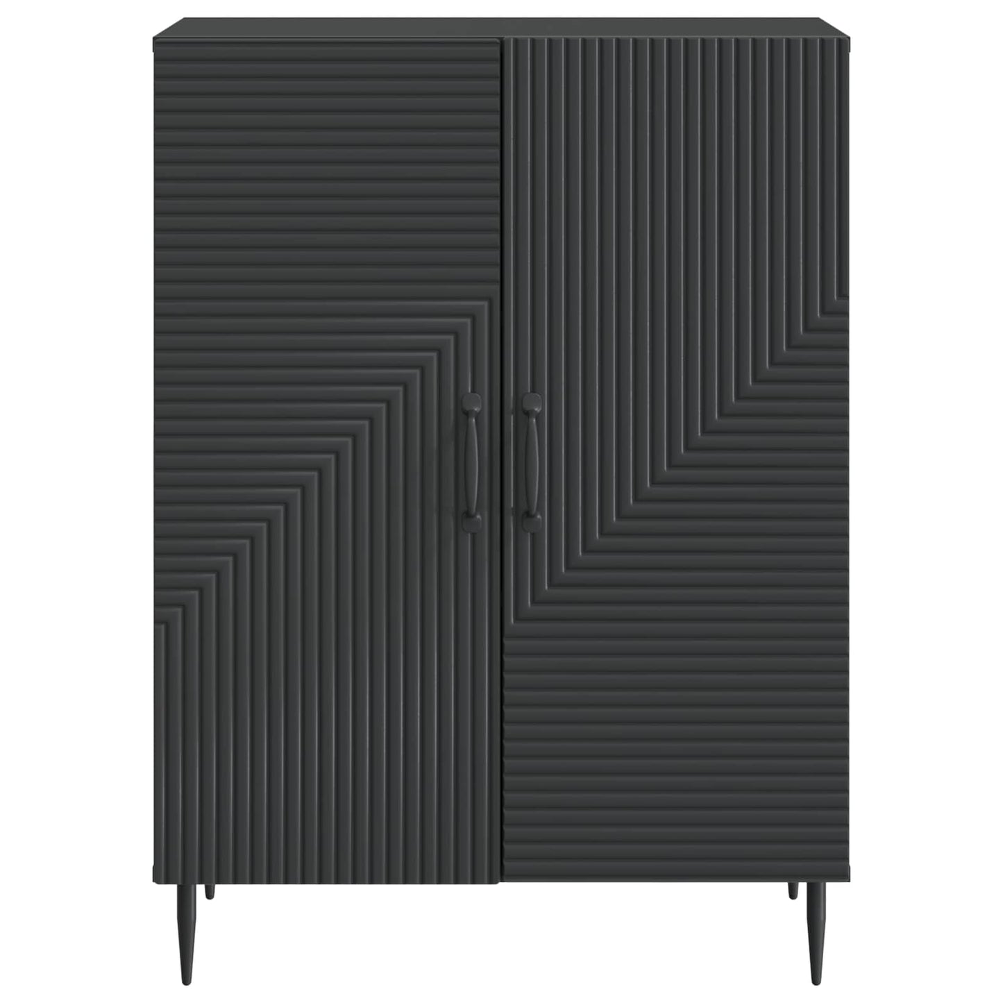 Sideboard Sort 66 x 34,5 x 89,5 cm Konstrueret træ