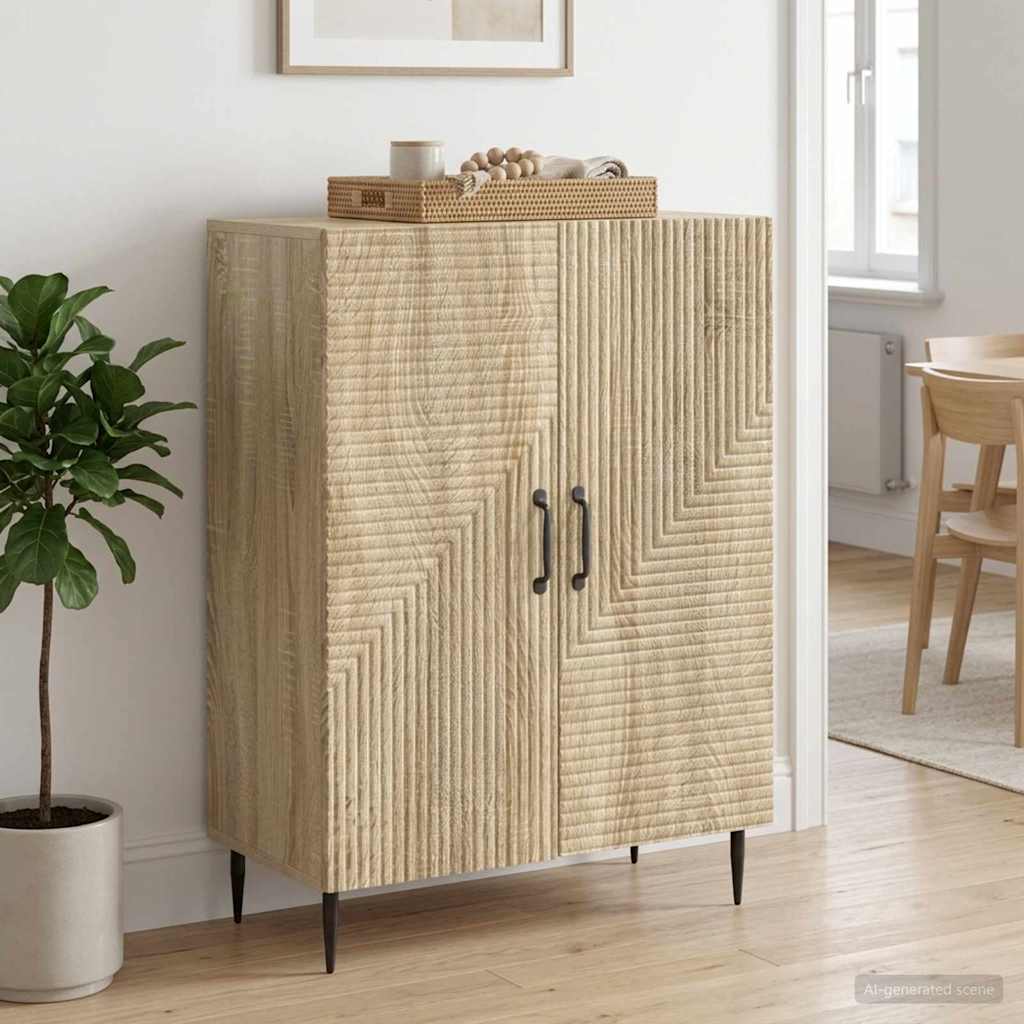 Sideboard Sonoma-eg 66 x 34,5 x 89,5 cm Konstrueret træ