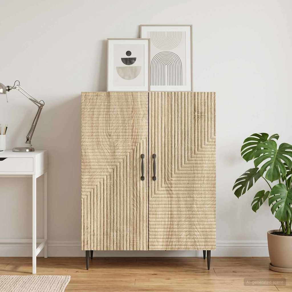 Sideboard Sonoma-eg 66 x 34,5 x 89,5 cm Konstrueret træ