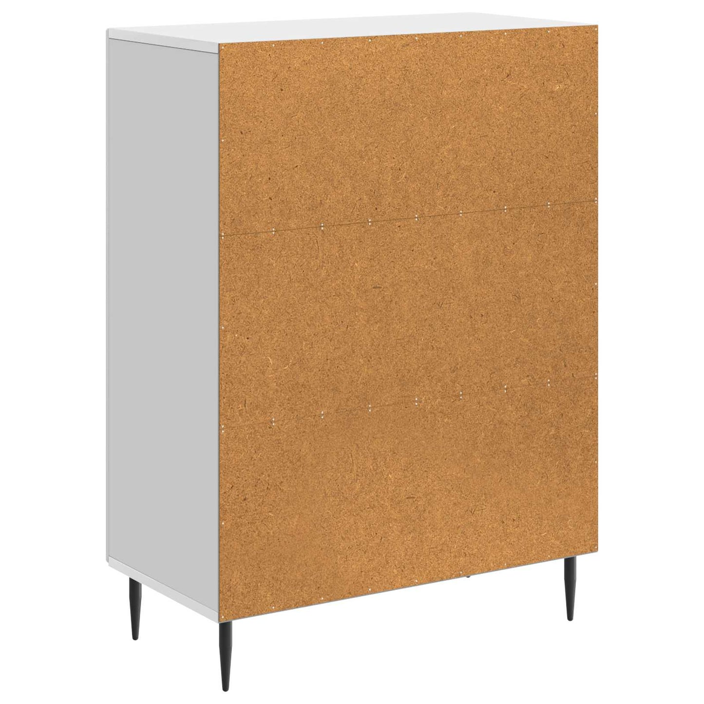 Sideboard Hvid højglans 66 x 34,5 x 89,5 cm Konstrueret træ