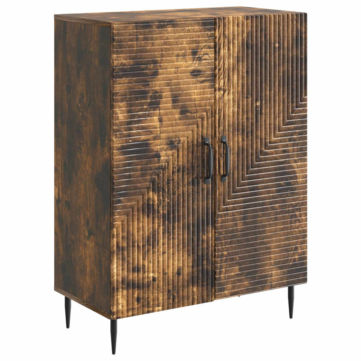 Sideboard Røget eg 66 x 34,5 x 89,5 cm Konstrueret træ
