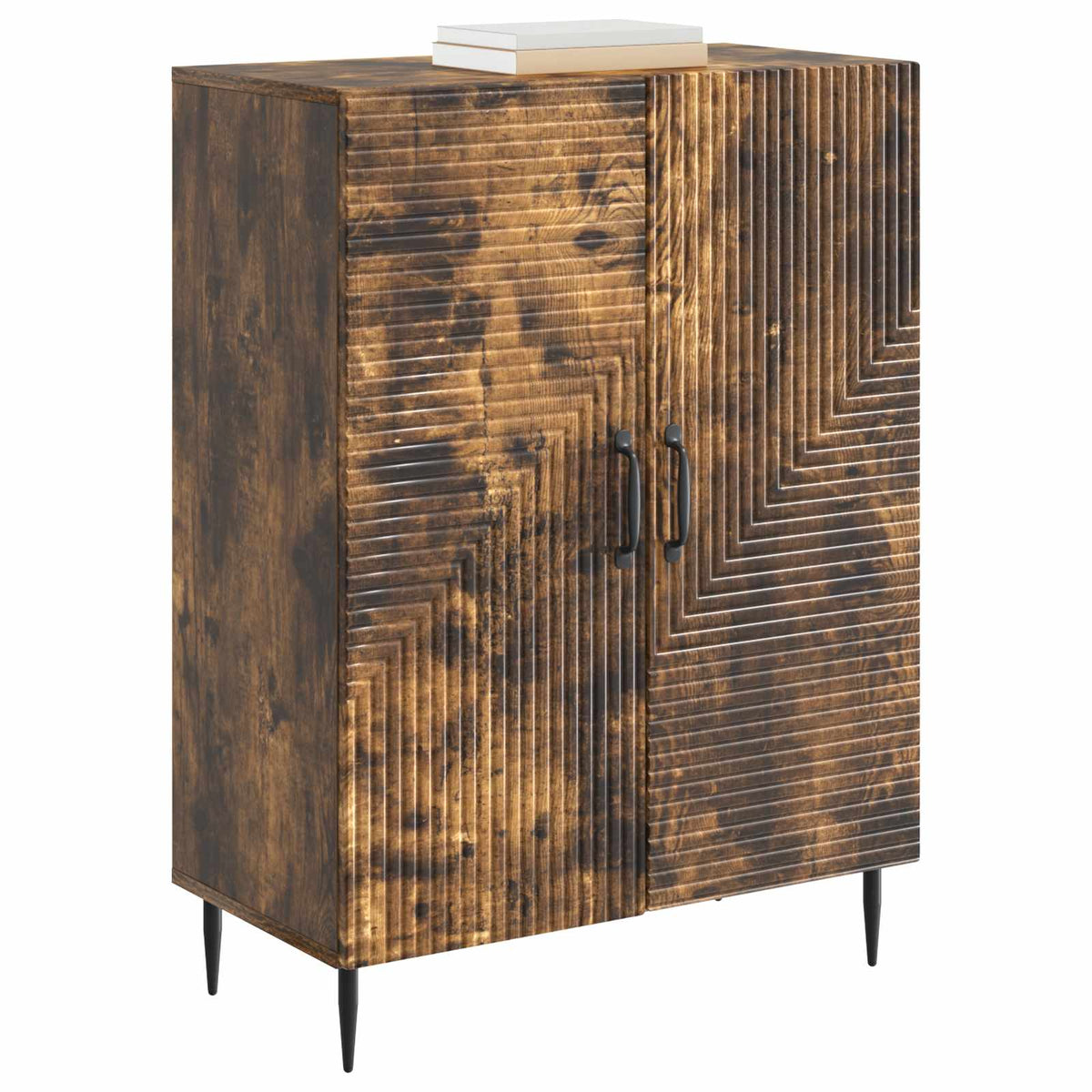 Sideboard Røget eg 66 x 34,5 x 89,5 cm Konstrueret træ
