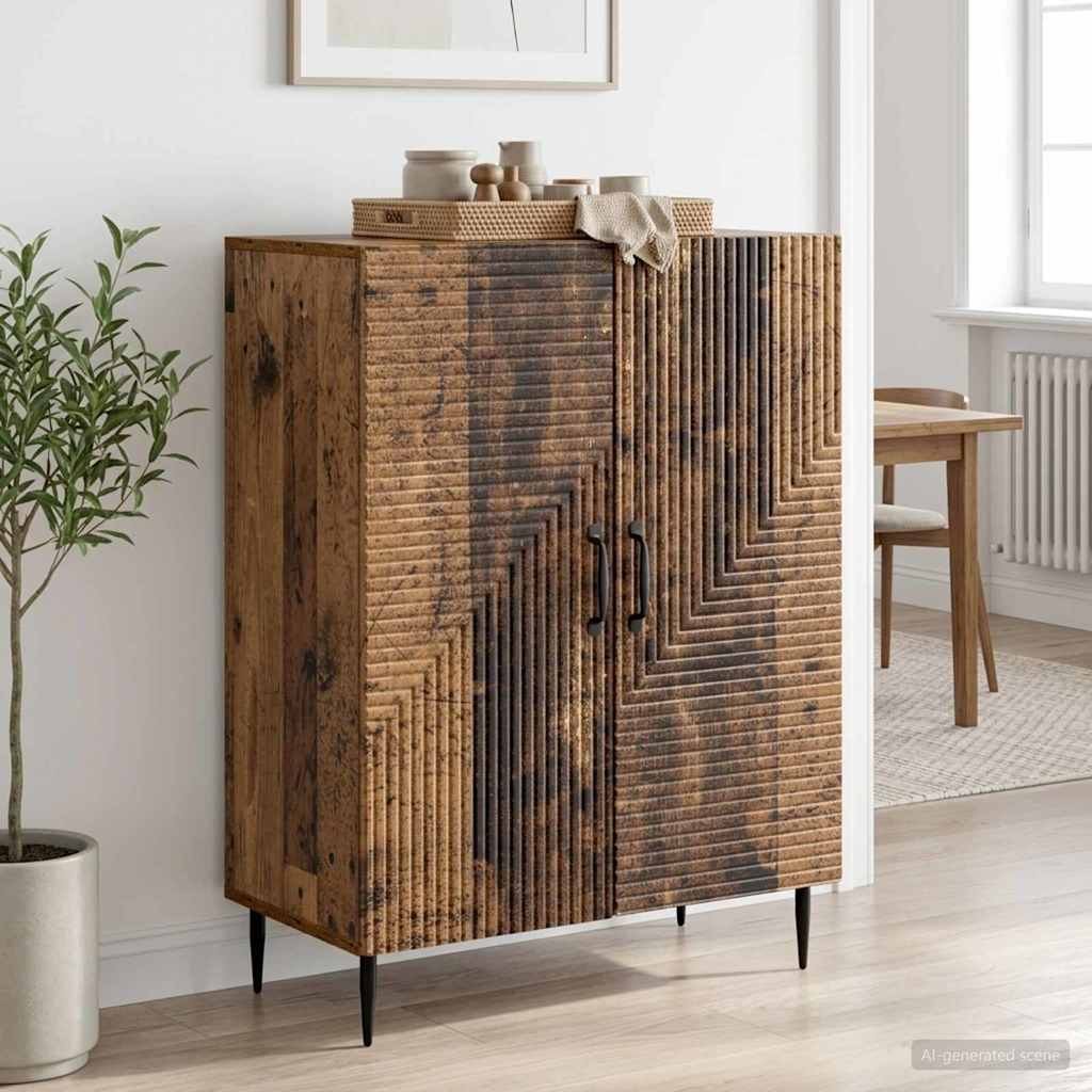 Sideboard Gammelt træ 66 x 34,5 x 89,5 cm Konstrueret træ