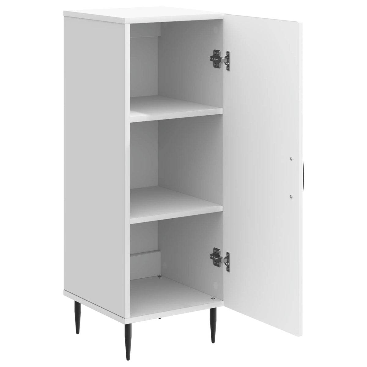 Sideboard Hvid 33 x 34,5 x 89,5 cm Konstrueret træ