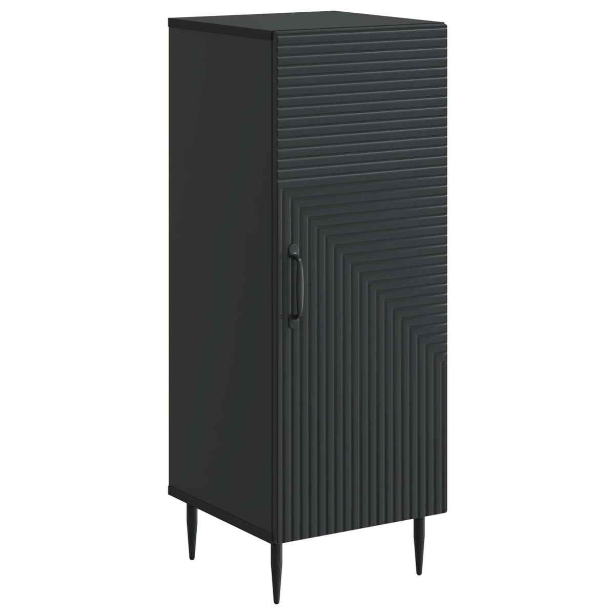 Sideboard Sort 33 x 34,5 x 89,5 cm Konstrueret træ