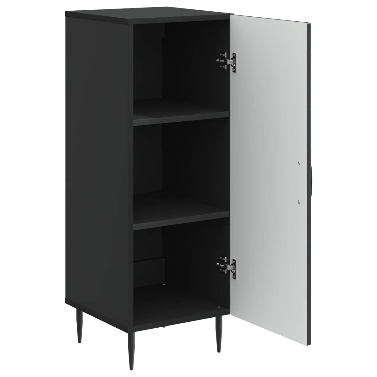 Sideboard Sort 33 x 34,5 x 89,5 cm Konstrueret træ